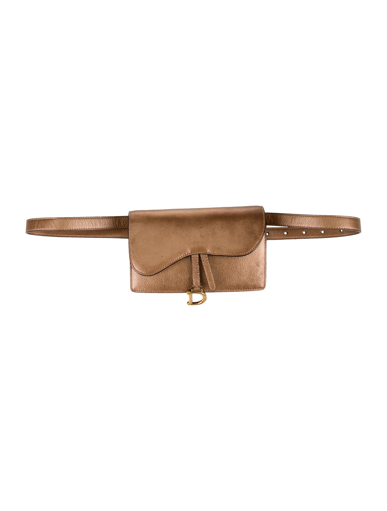 Christian Dior Leather Saddle Pochette