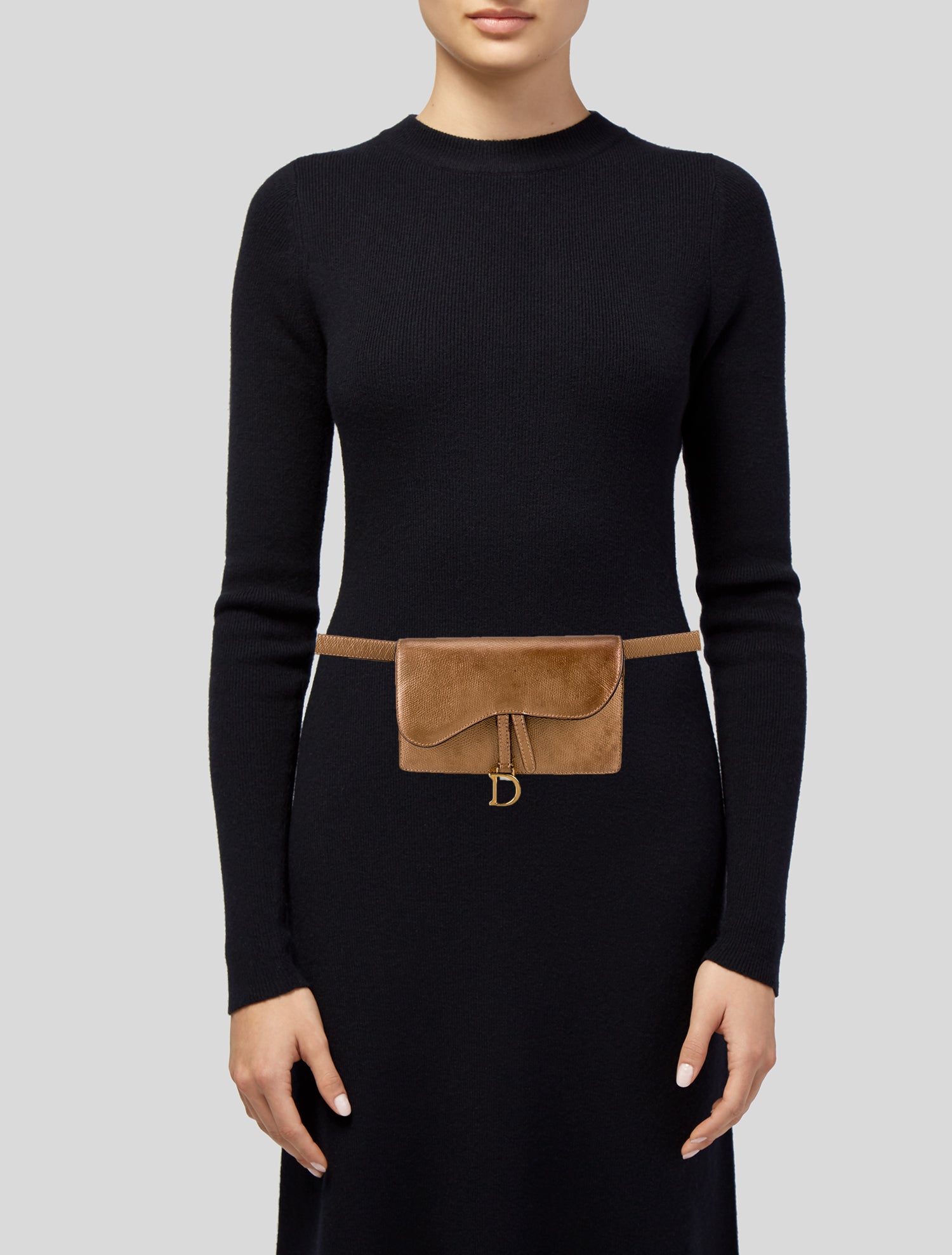 Christian Dior Leather Saddle Pochette