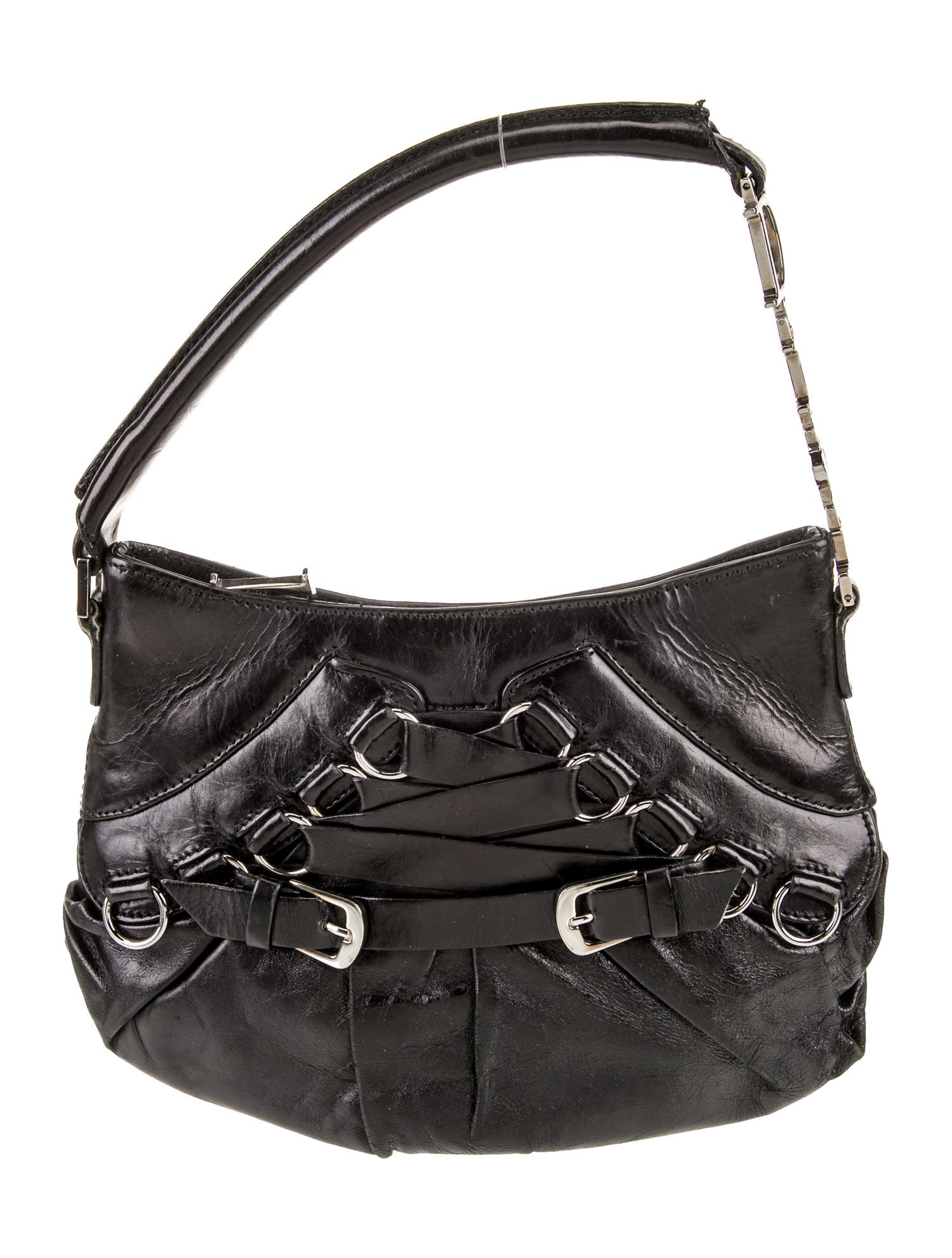 Christian Dior Leather Top Handle Bag Vintage