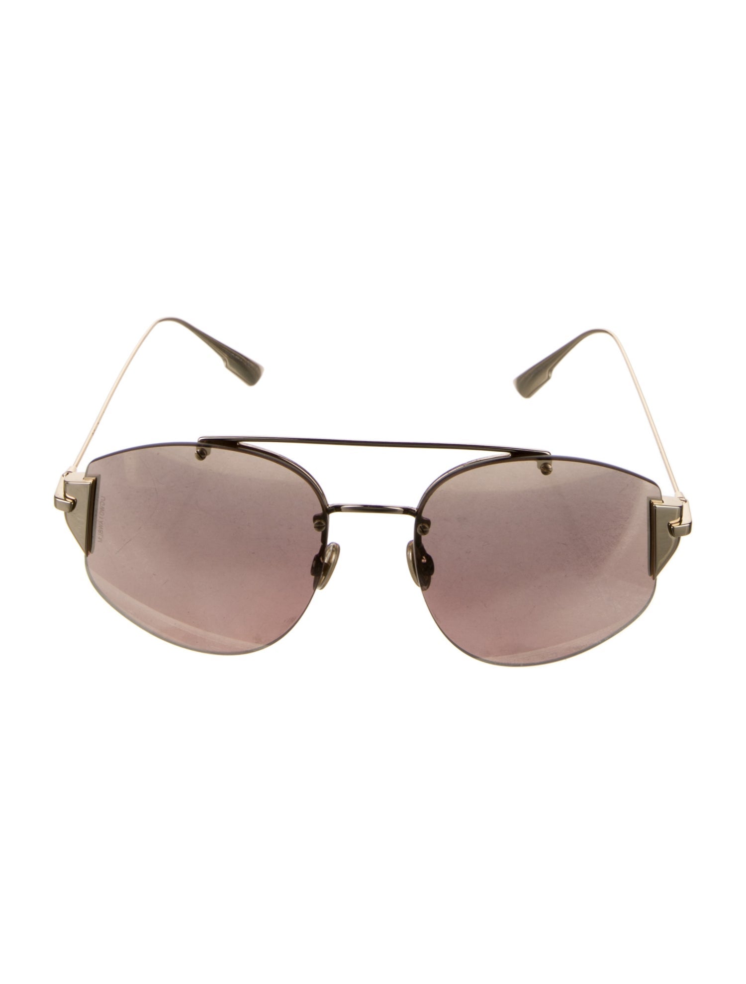 Christian Dior Square Mirrored Sunglasses
