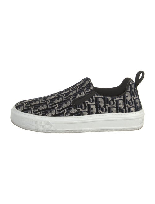 Christian Dior Oblique Jacquard Velvet Boat Shoes