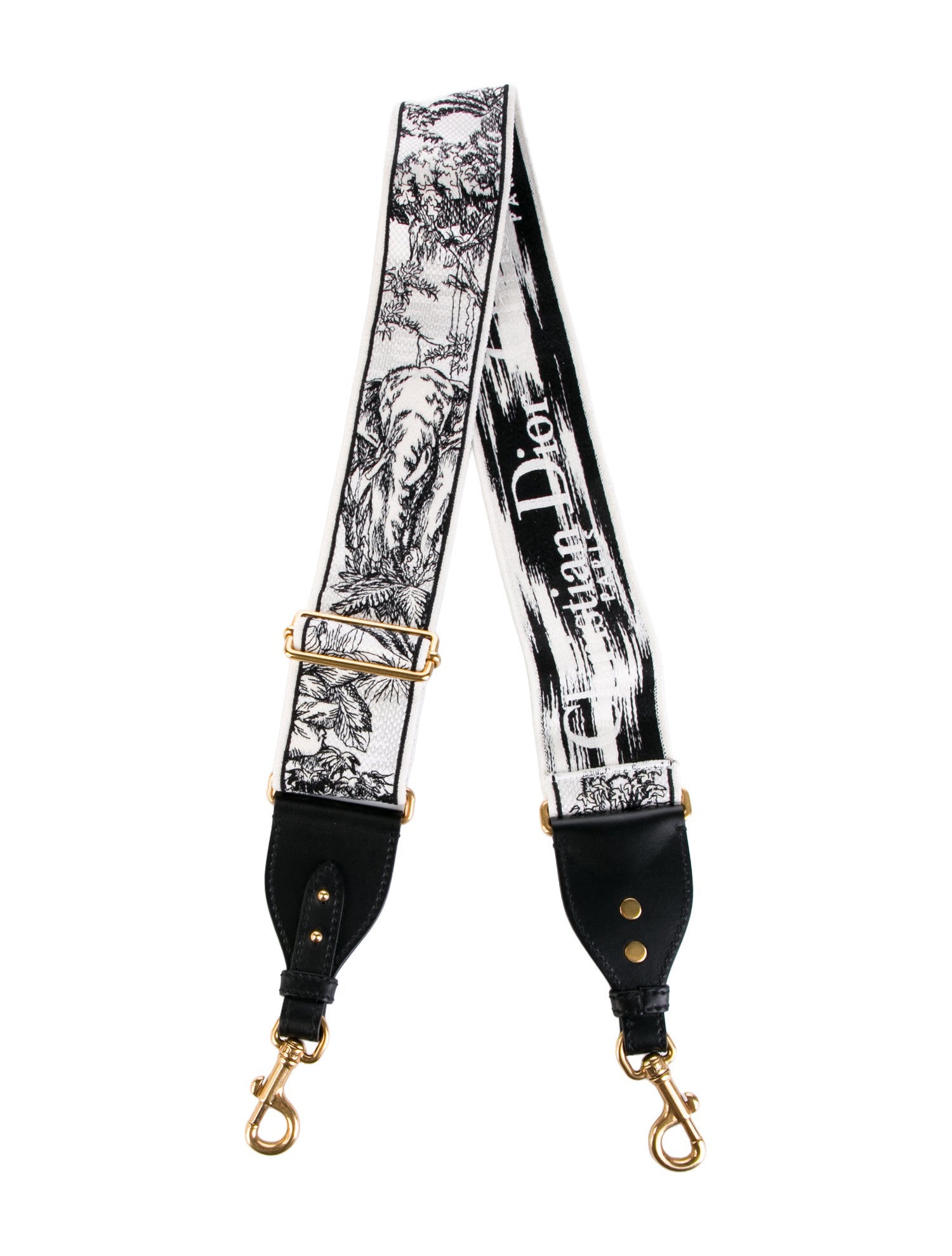 Christian Dior Embroidered Bag strap