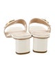 Christian Dior Patent Leather Studded Accents Slides