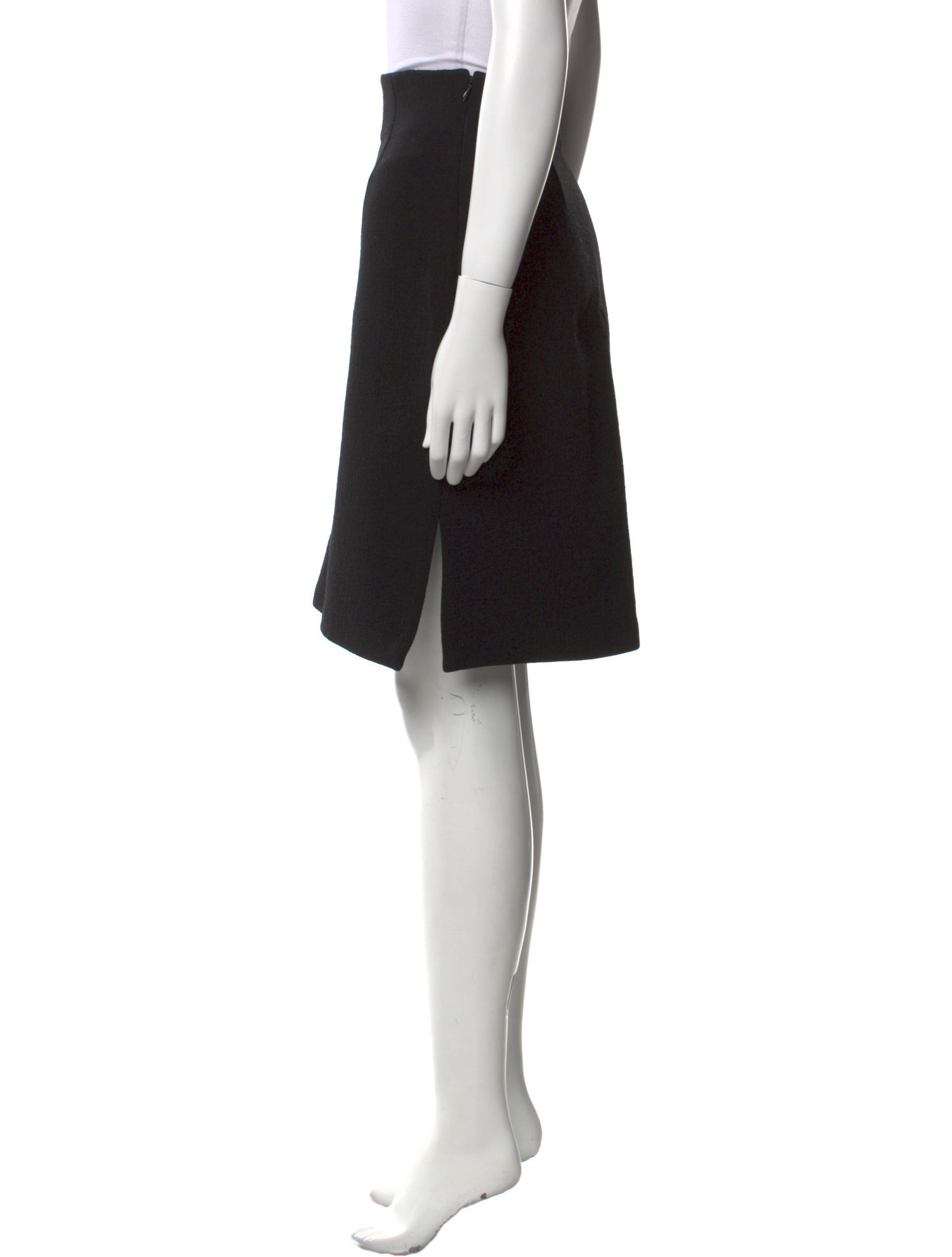 Christian Dior Virgin Wool Knee-Length Skirt