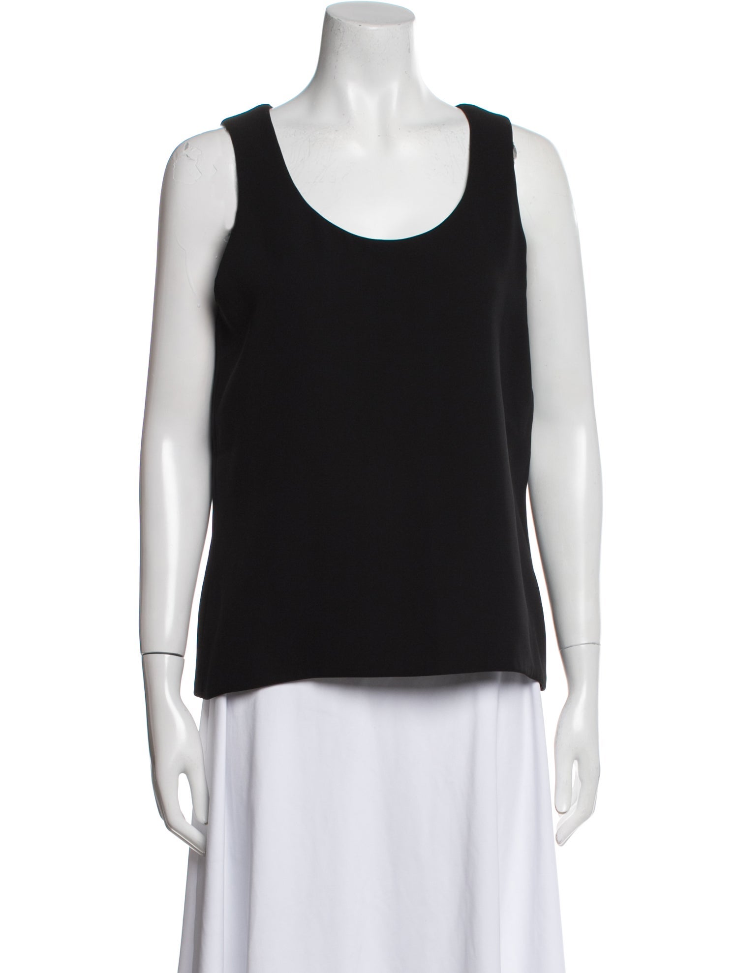 Christian Dior Silk Scoop Neck Top