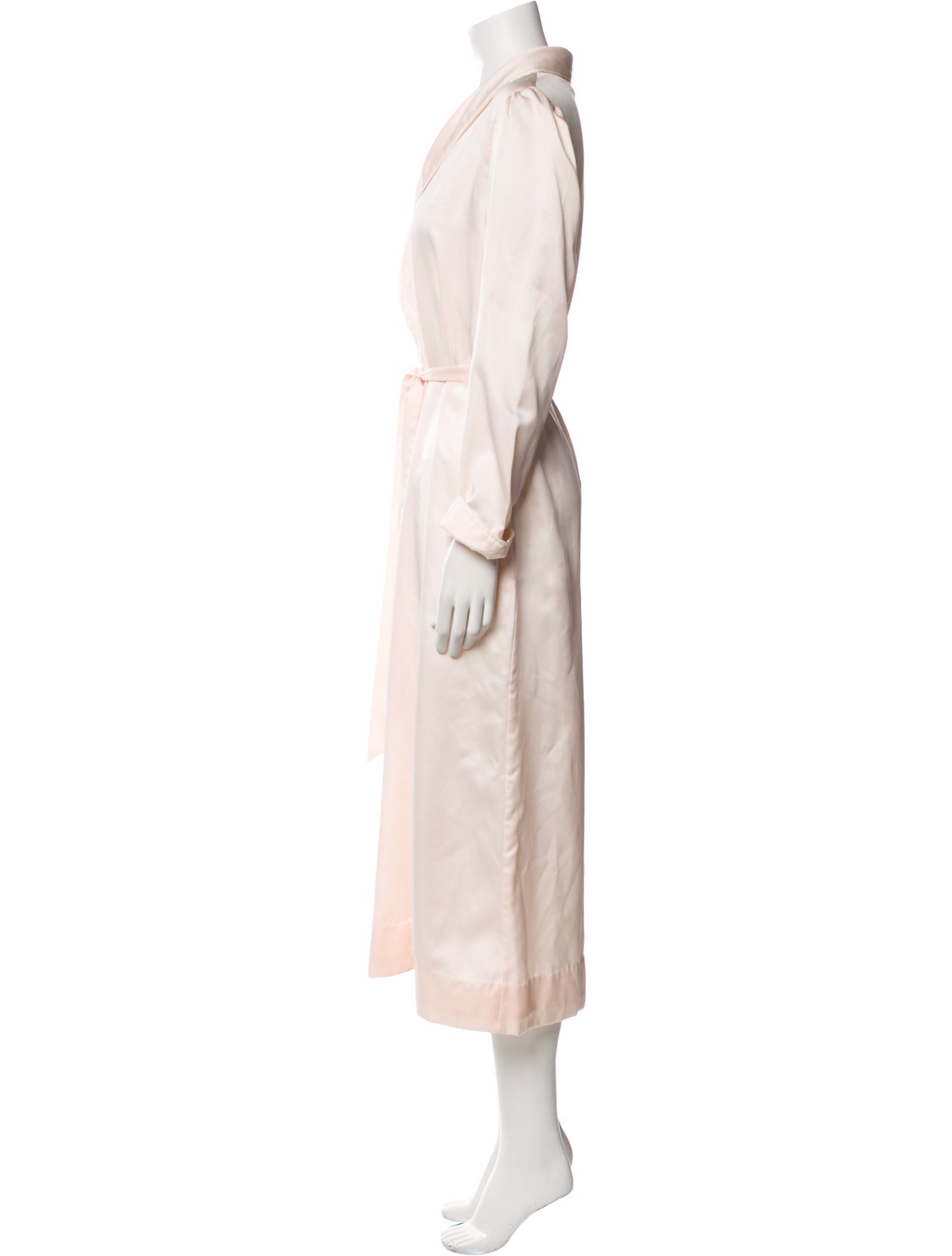 Christian Dior Vintage Embroidered Accent Robe