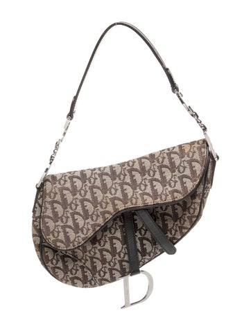 Christian Dior Shoulder Bags Diorissimo Vintage Saddle