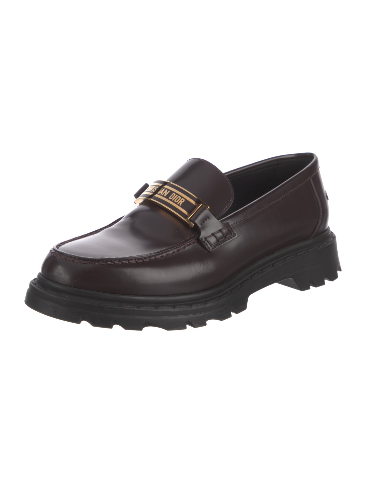 Christian Dior Leather Loafers