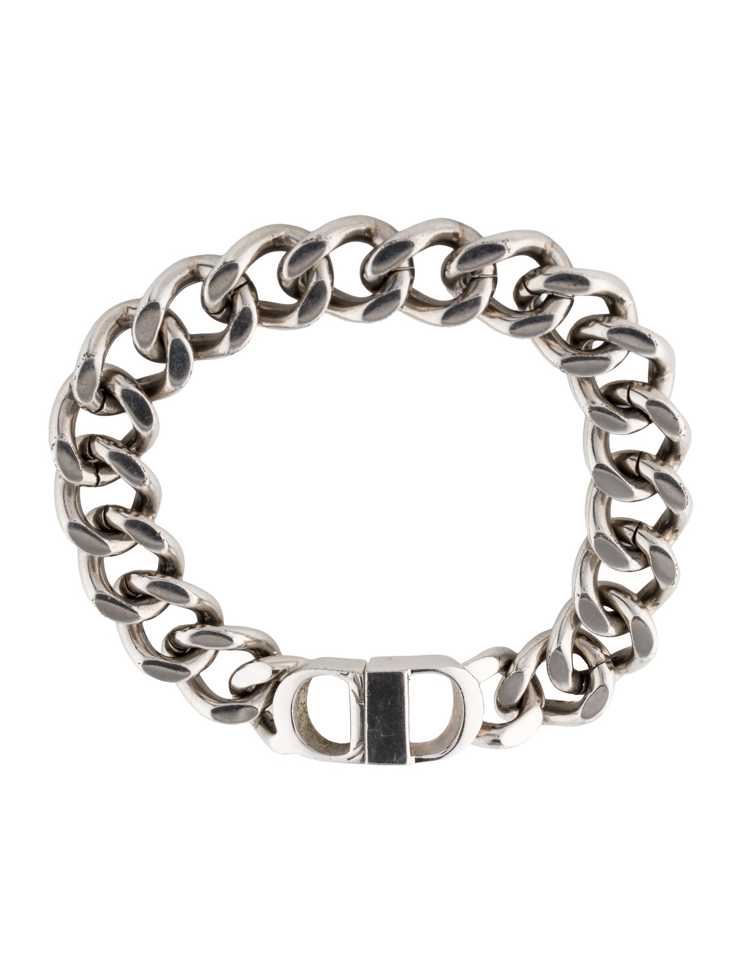 Christian Dior CD Icon Chain Link Bracelet