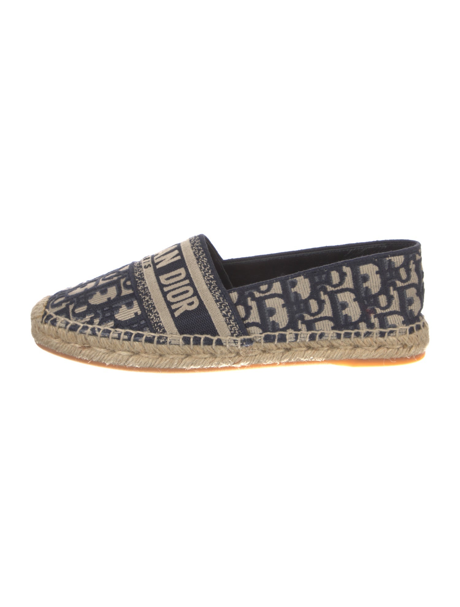 Christian Dior Oblique Jacquard Canvas Espadrilles