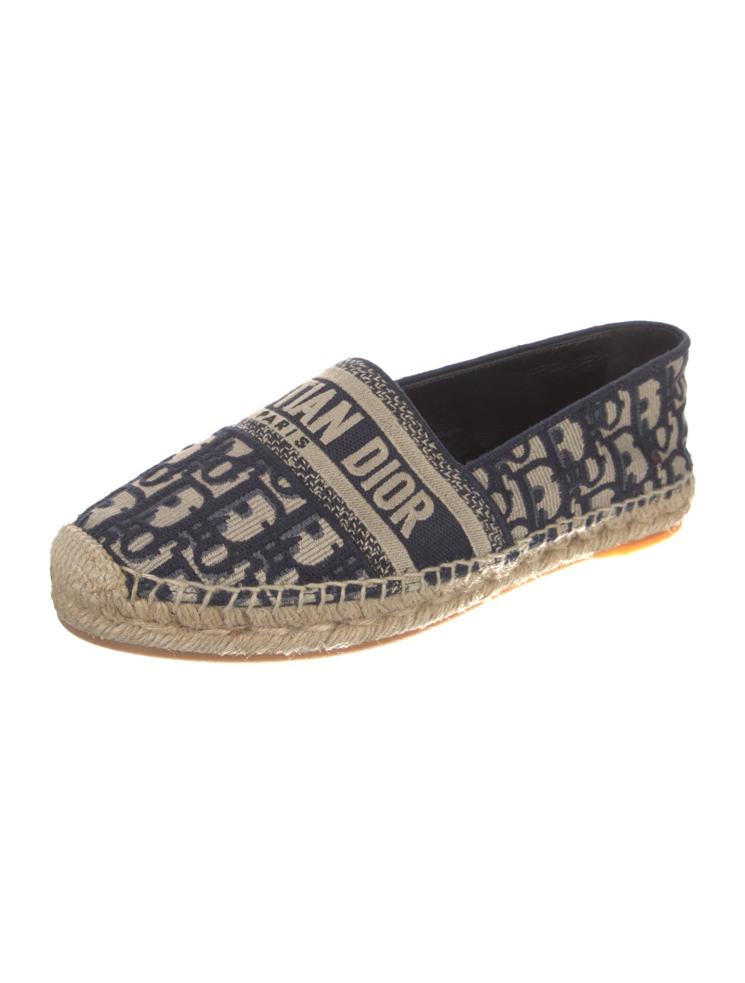 Christian Dior Oblique Jacquard Canvas Espadrilles