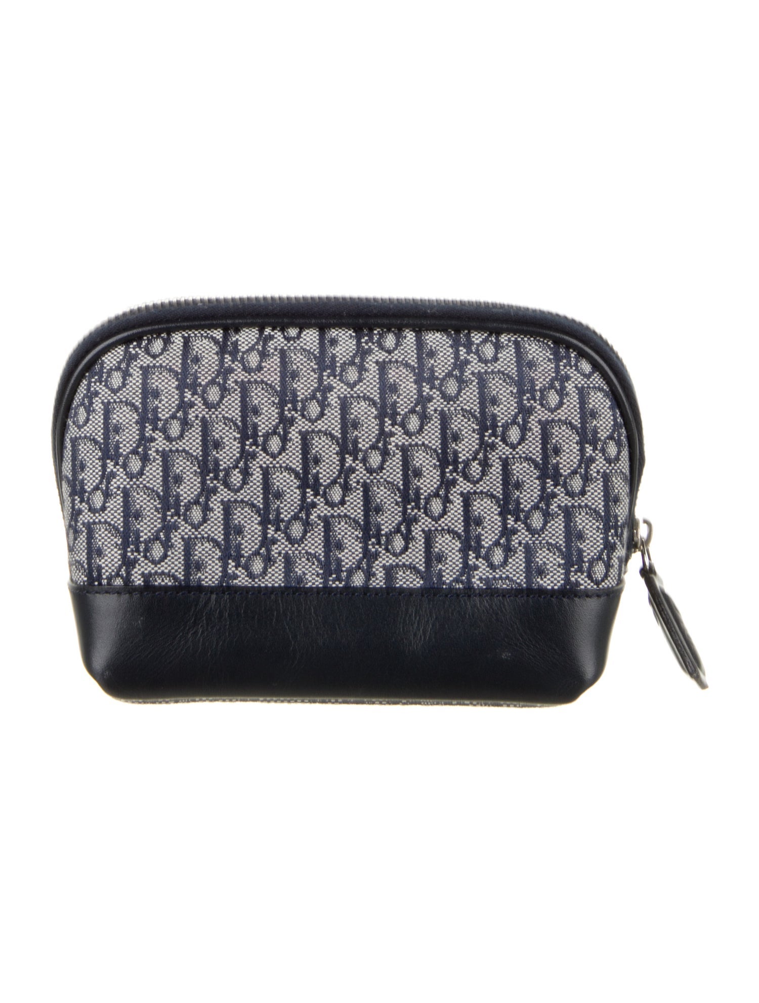 Christian Dior Logo Canvas Cosmetic Bag