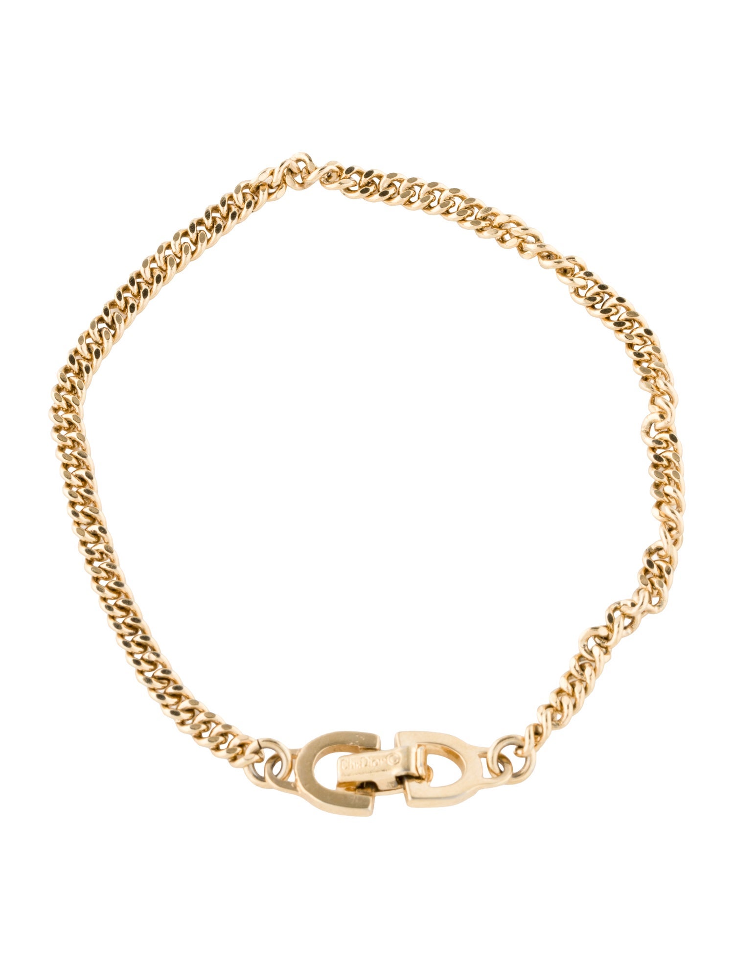 Christian Dior Vintage Chain Link Bracelet