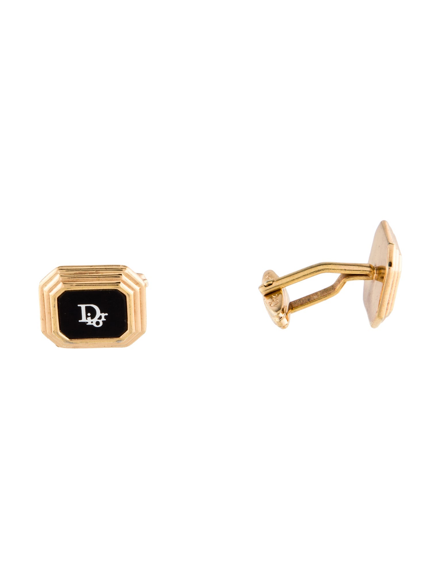Christian Dior Vintage Enamel Cufflinks
