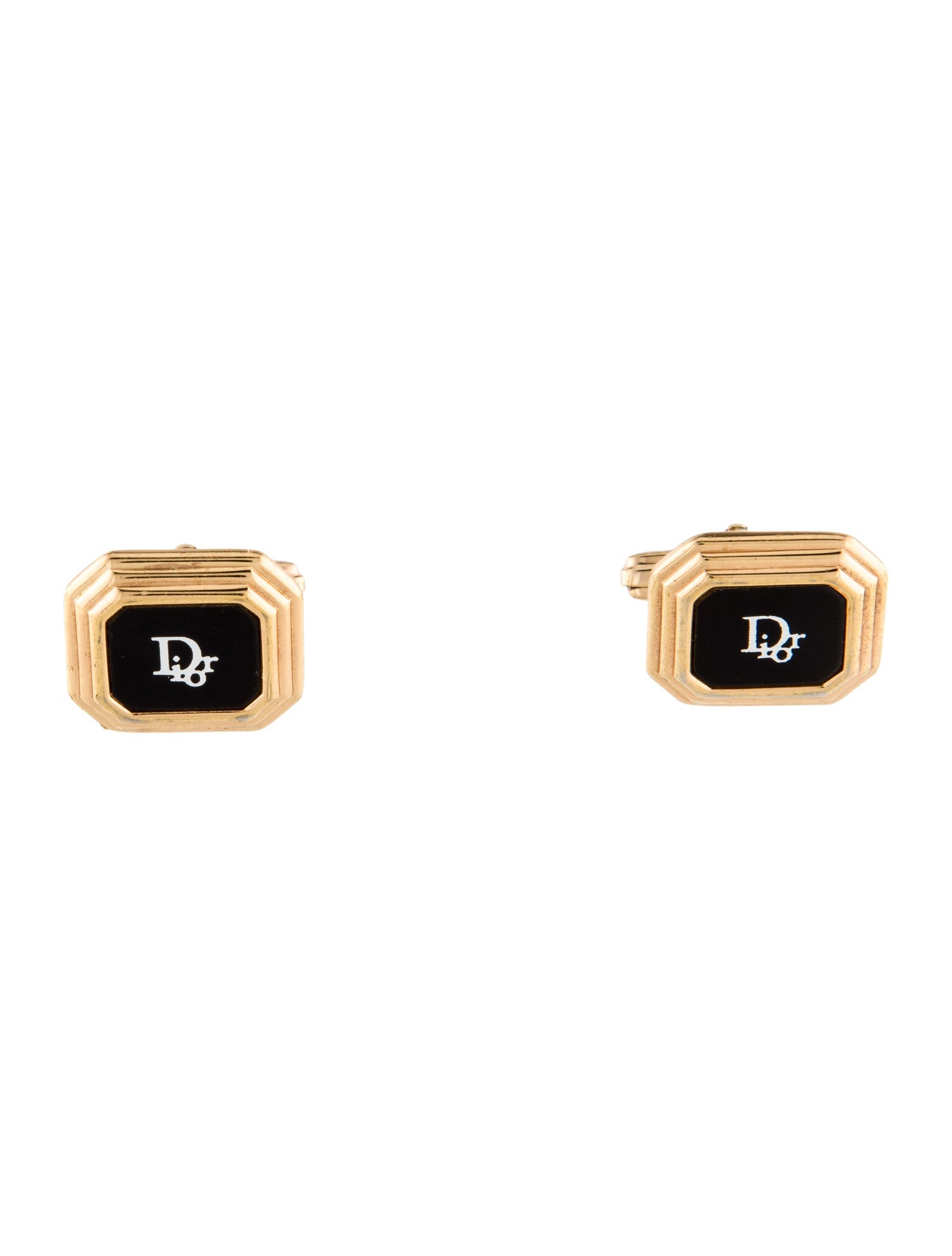 Christian Dior Vintage Enamel Cufflinks