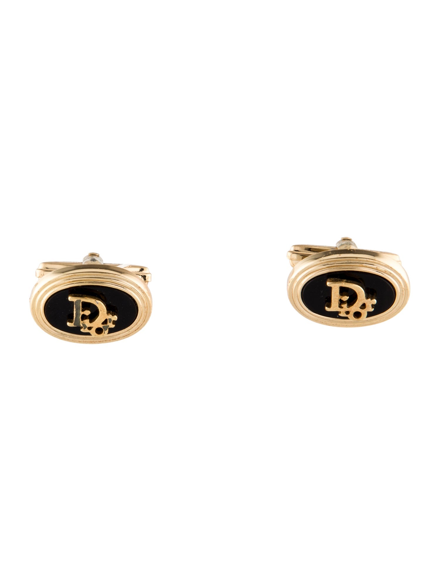 Christian Dior Vintage Enamel Cufflinks