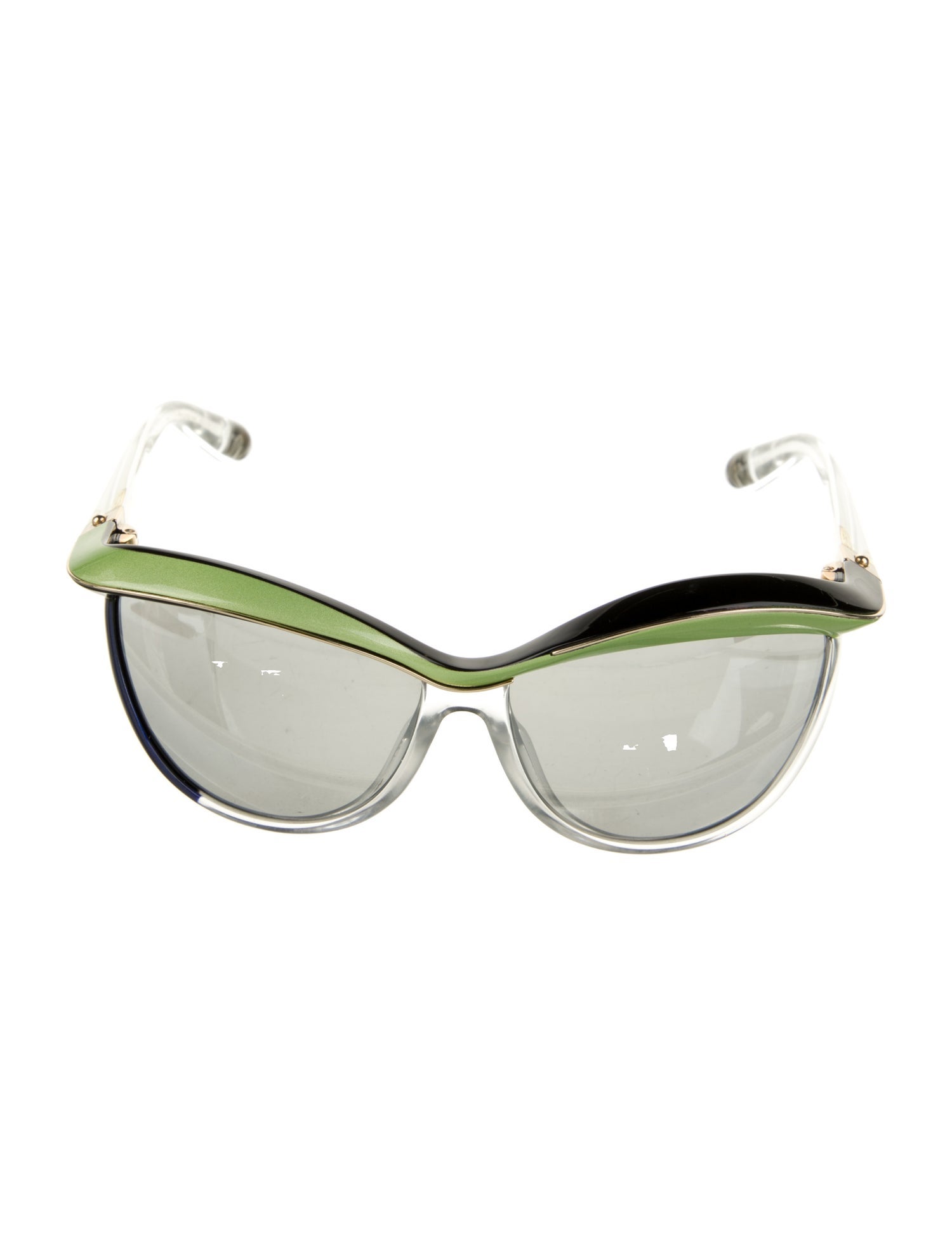 Christian Dior Demoiselle 1 Acetate Sunglasses Cat-Eye Sunglasses