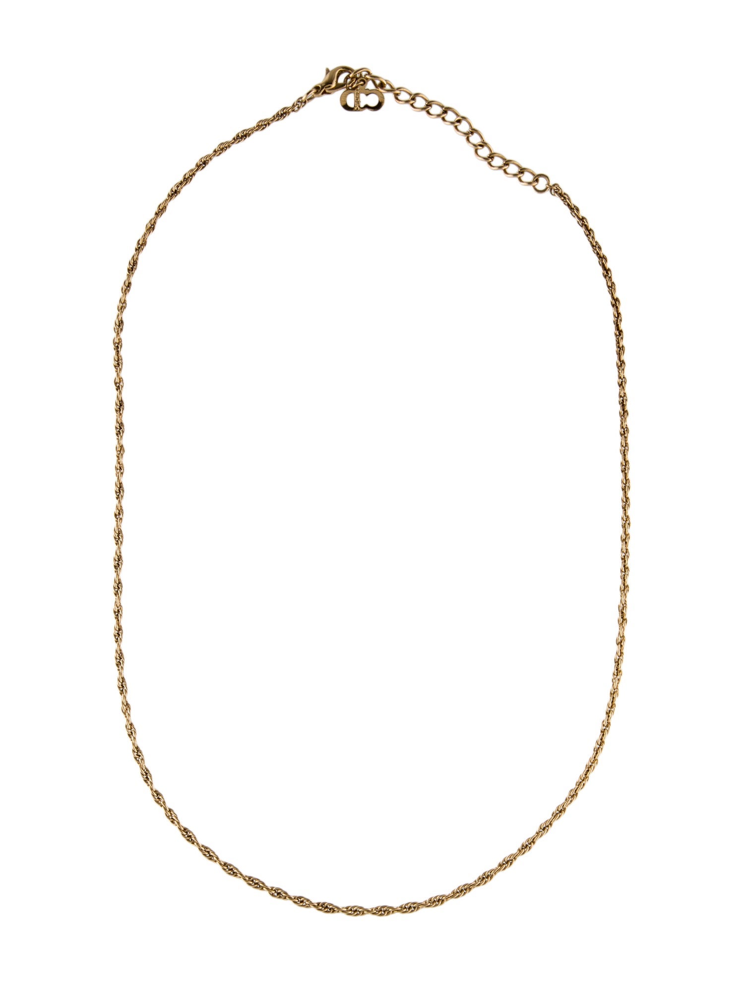Christian Dior Vintage Chain Necklace