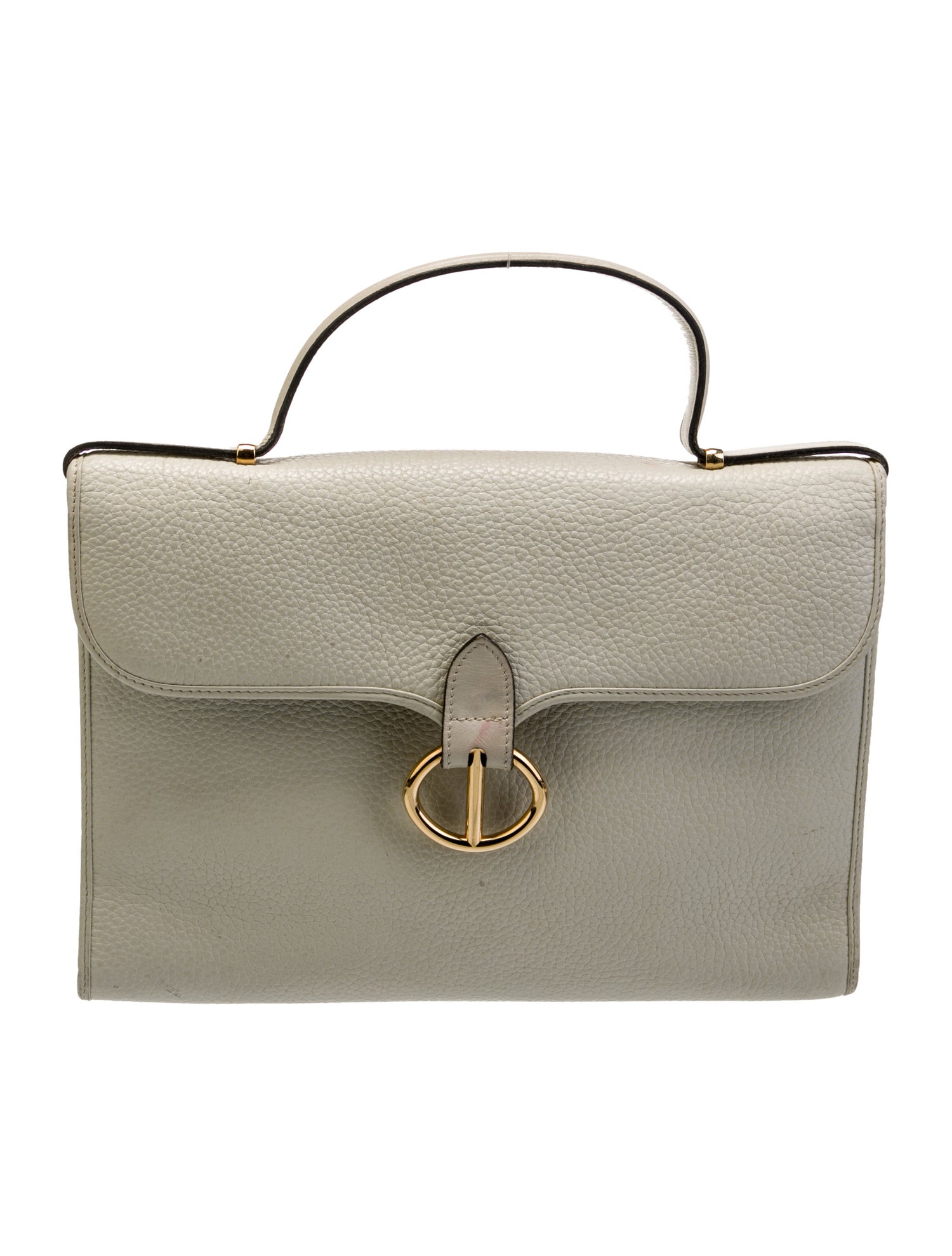 Christian Dior Leather Top Handle Bag Vintage