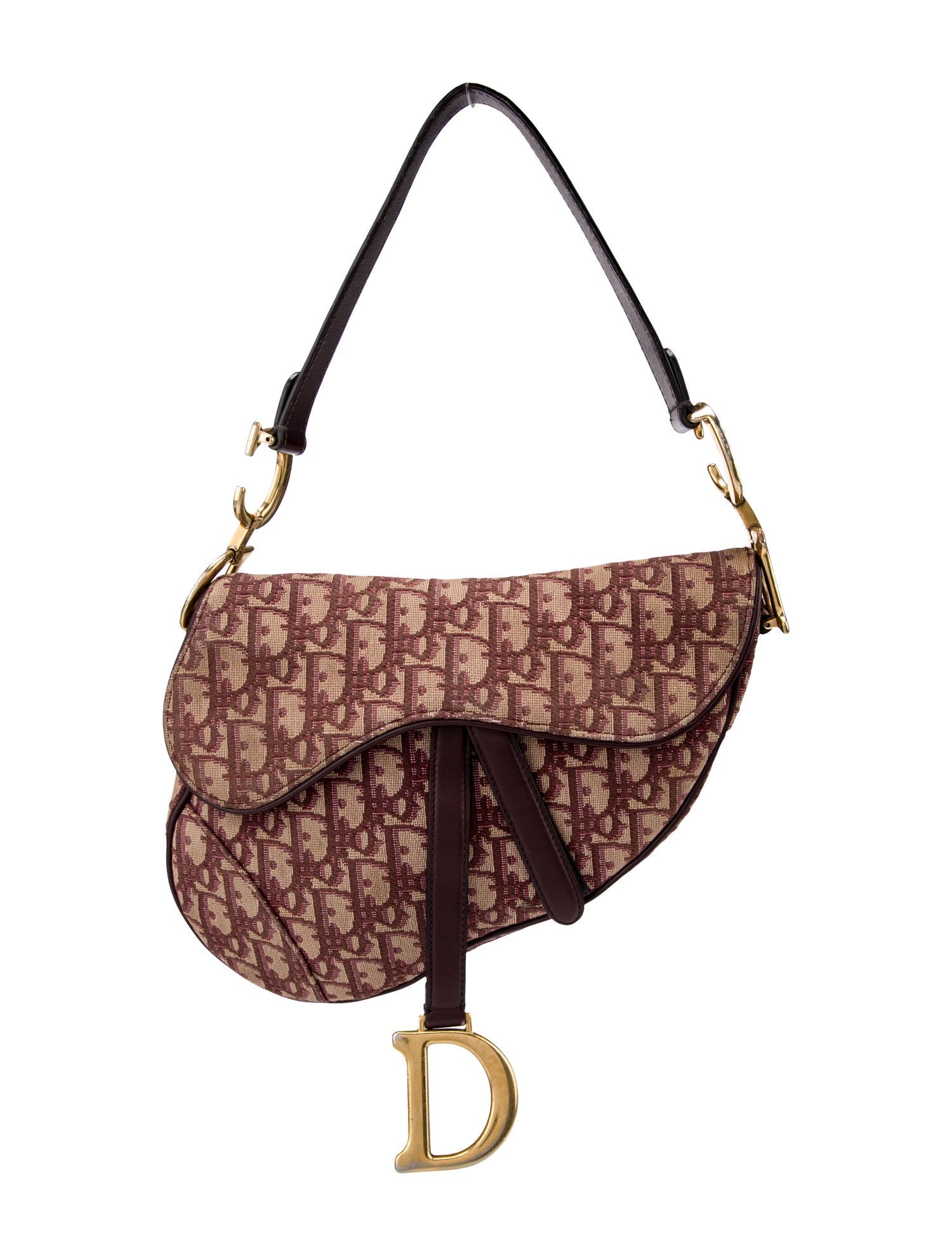 Christian Dior Canvas Saddle