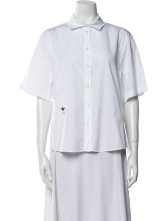 Christian Dior 2021 Short Sleeve Button-Up Top