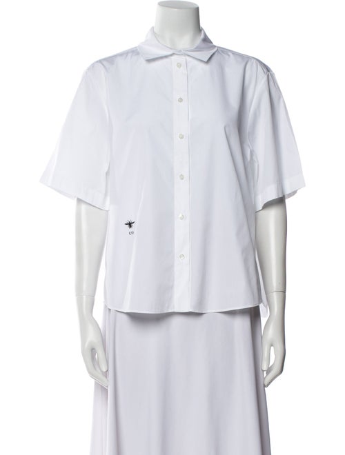 Christian Dior 2021 Short Sleeve Button-Up Top