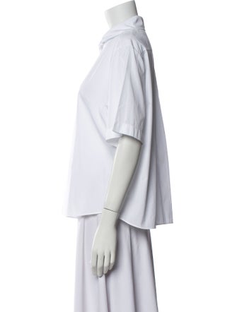 Christian Dior 2021 Short Sleeve Button-Up Top