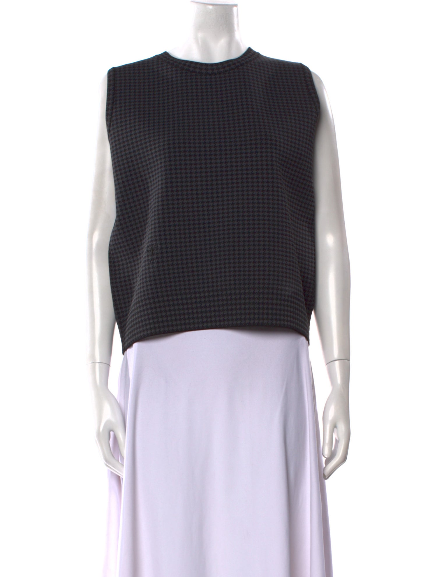 Christian Dior Crew Neck Short Sleeve Crop Top