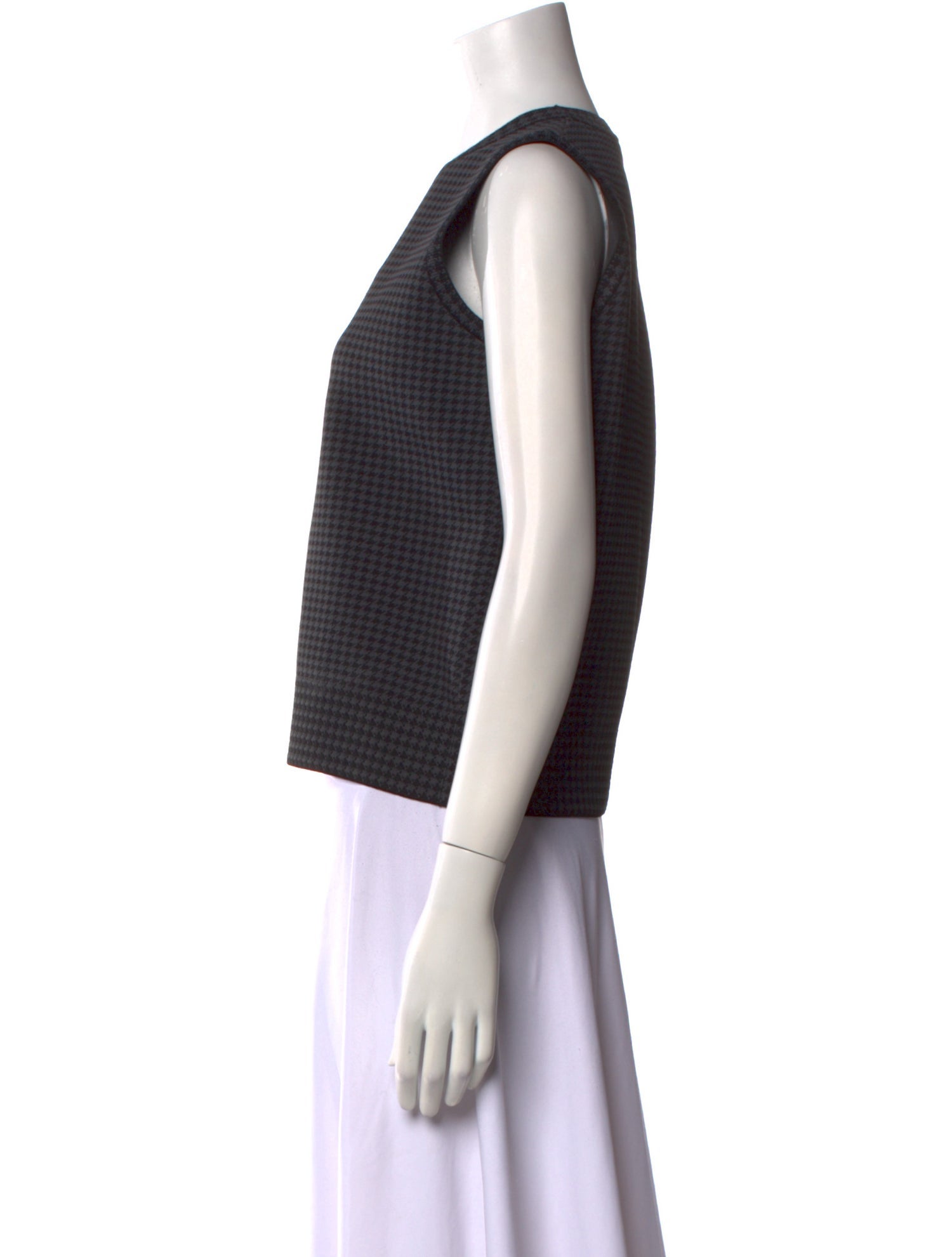 Christian Dior Crew Neck Short Sleeve Crop Top