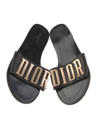 Christian Dior Leather Slides