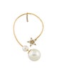 Christian Dior Crystal & Faux Pearl Star Ear Cuff