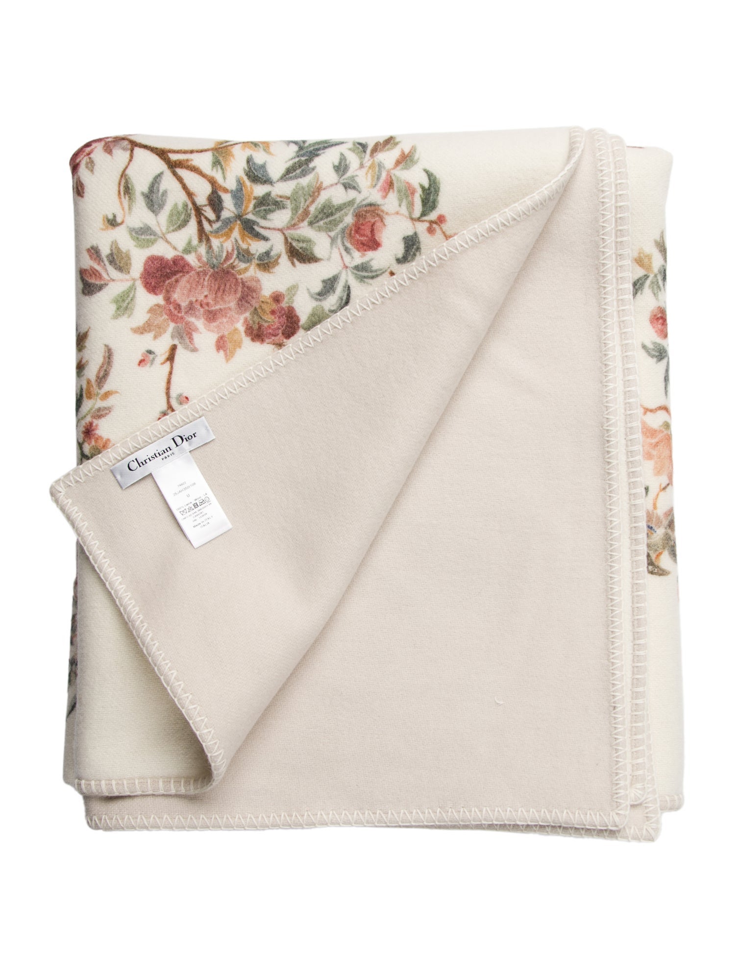 Christian Dior Jardin d'Hiver Throw Blanket