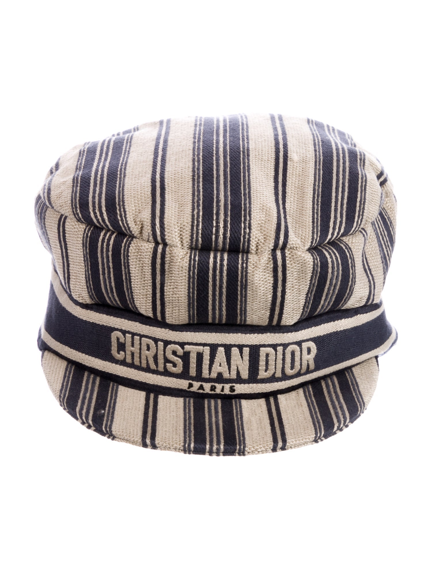 Christian Dior Striped Hat