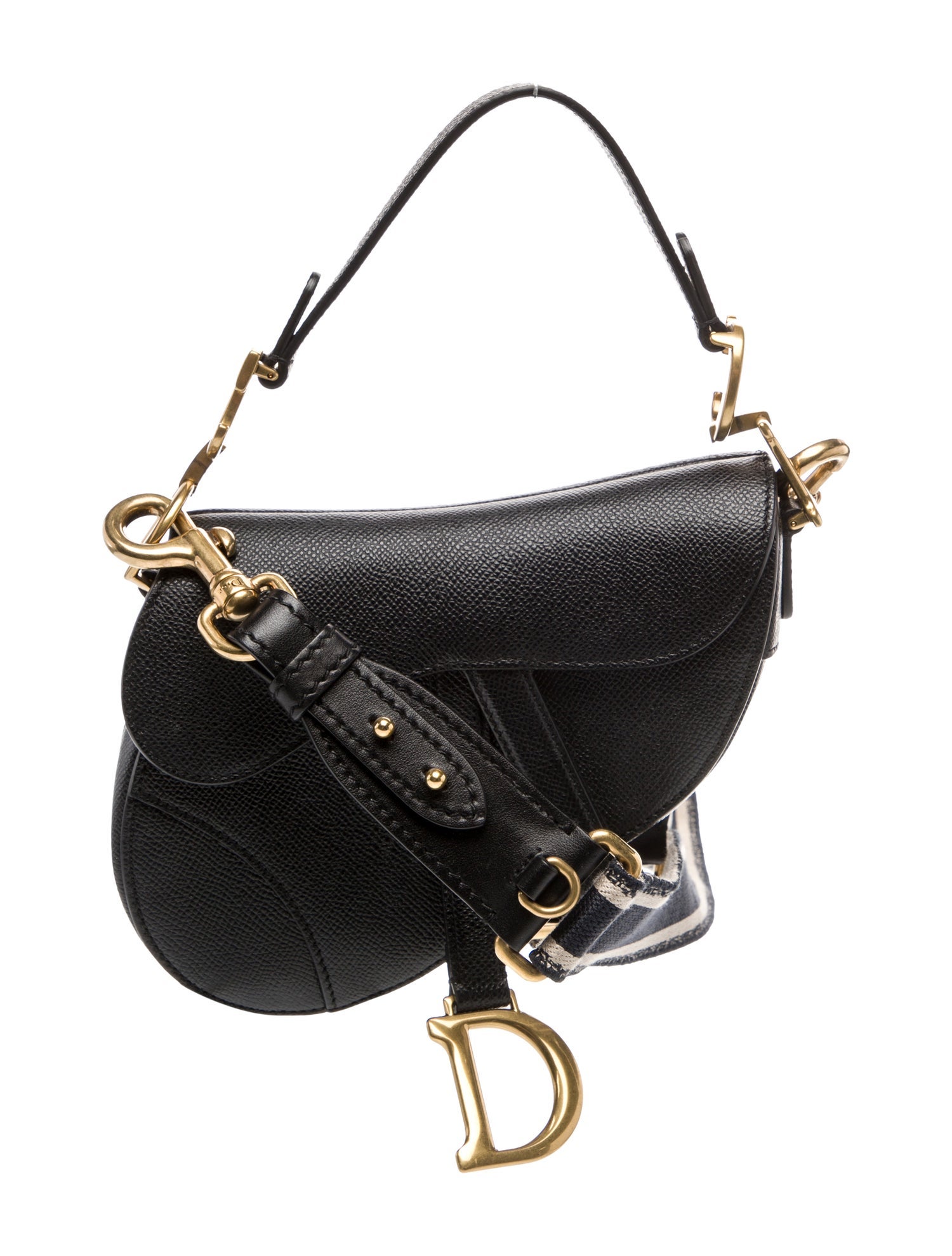Christian Dior Leather Saddle Mini 2022