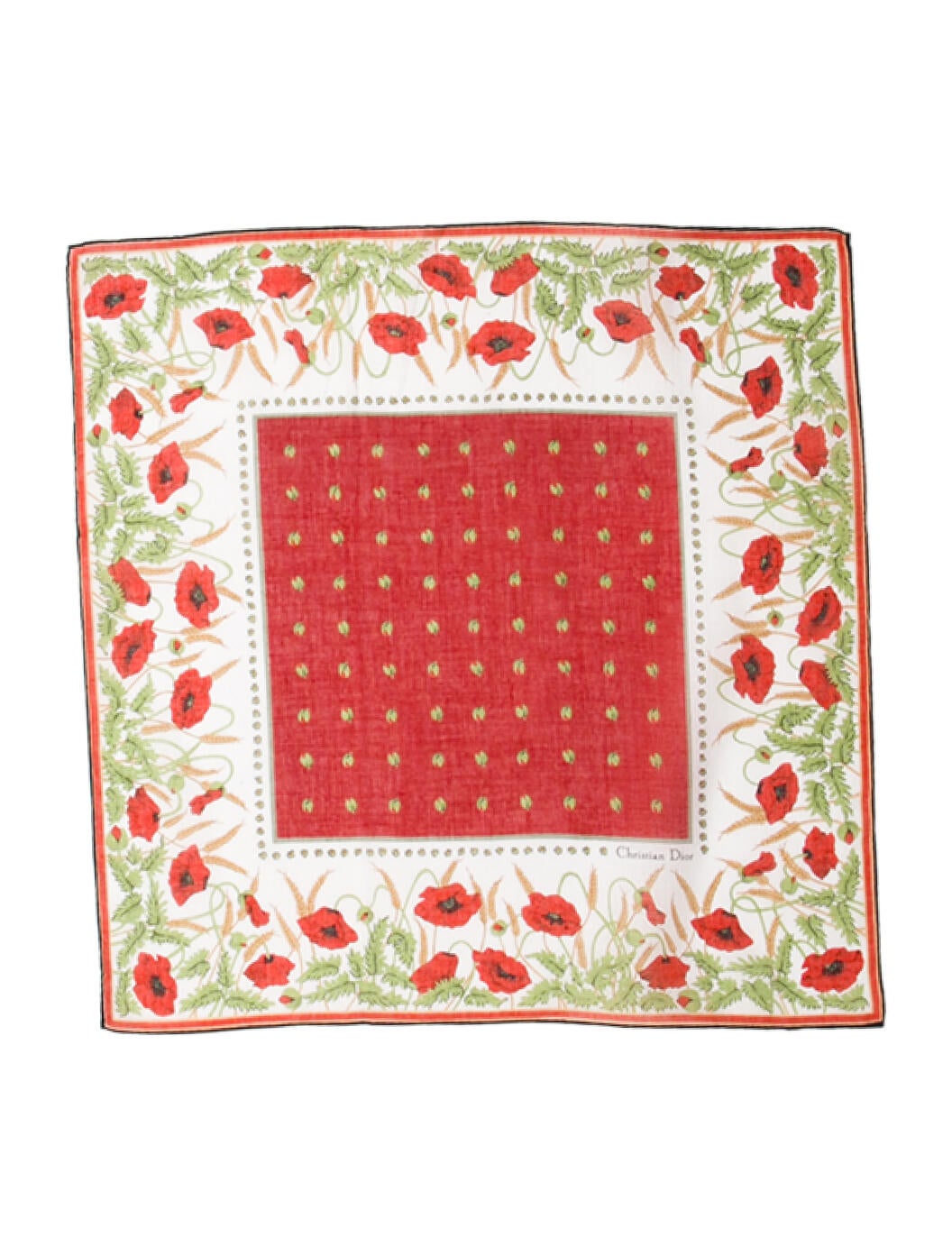 Christian Dior Vintage Printed Bandana