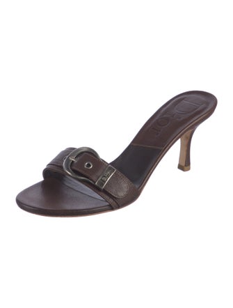 Christian Dior Leather Slides