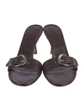 Christian Dior Leather Slides