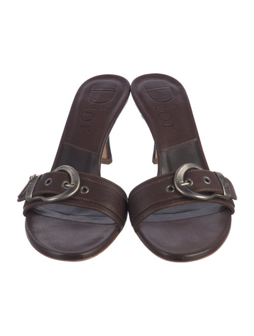 Christian Dior Leather Slides