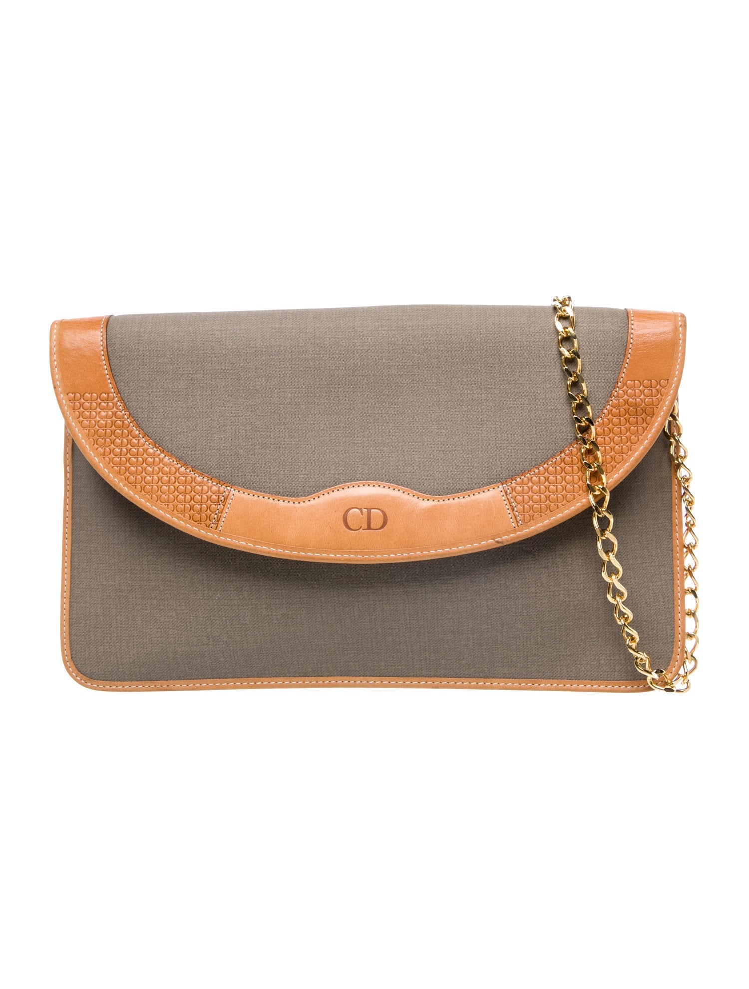 Christian Dior Canvas Shoulder Bag