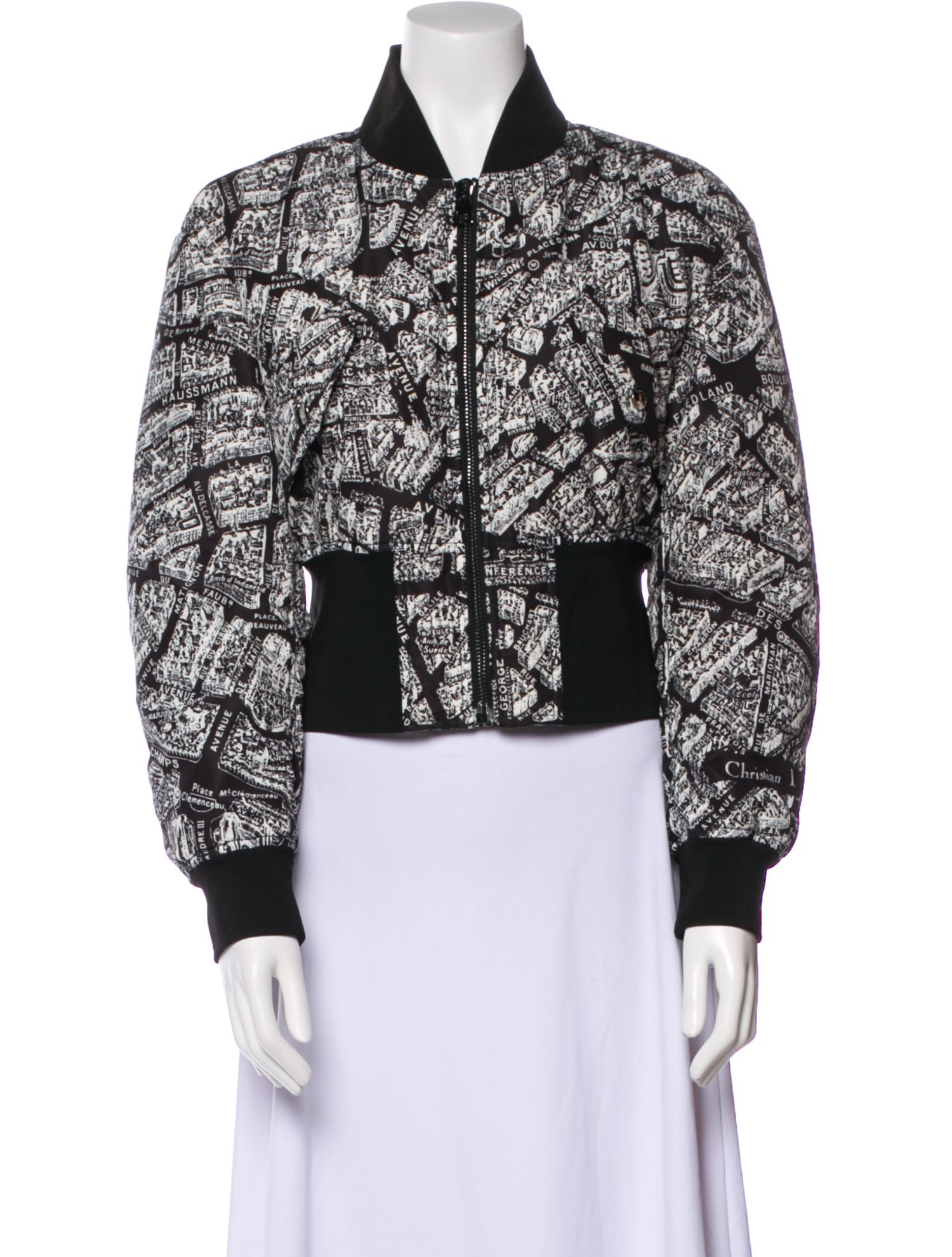Christian Dior Printed Bomber Jacket
