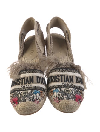 Christian Dior Canvas Printed Espadrilles