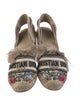 Christian Dior Canvas Printed Espadrilles