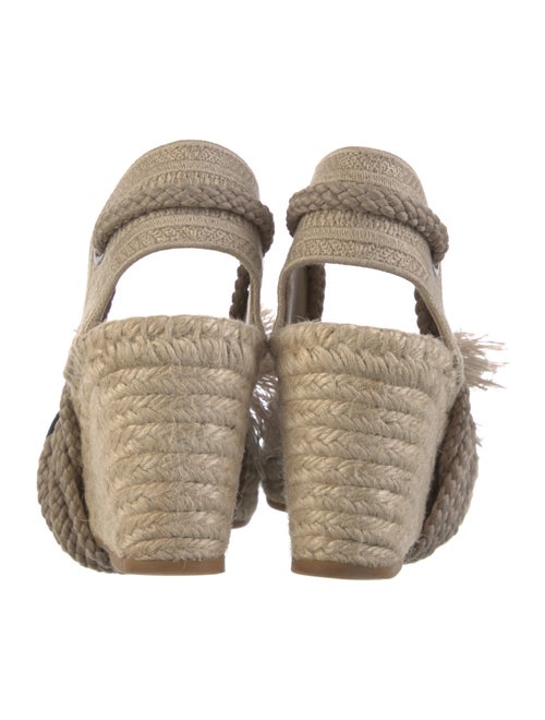 Christian Dior Canvas Printed Espadrilles