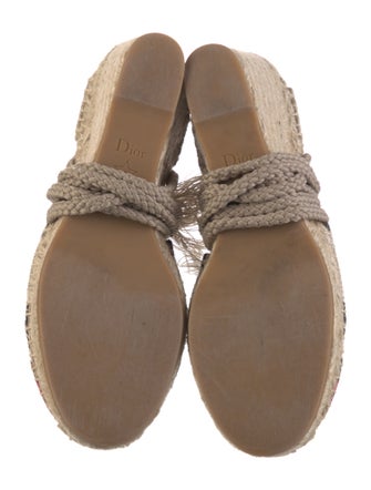 Christian Dior Canvas Printed Espadrilles