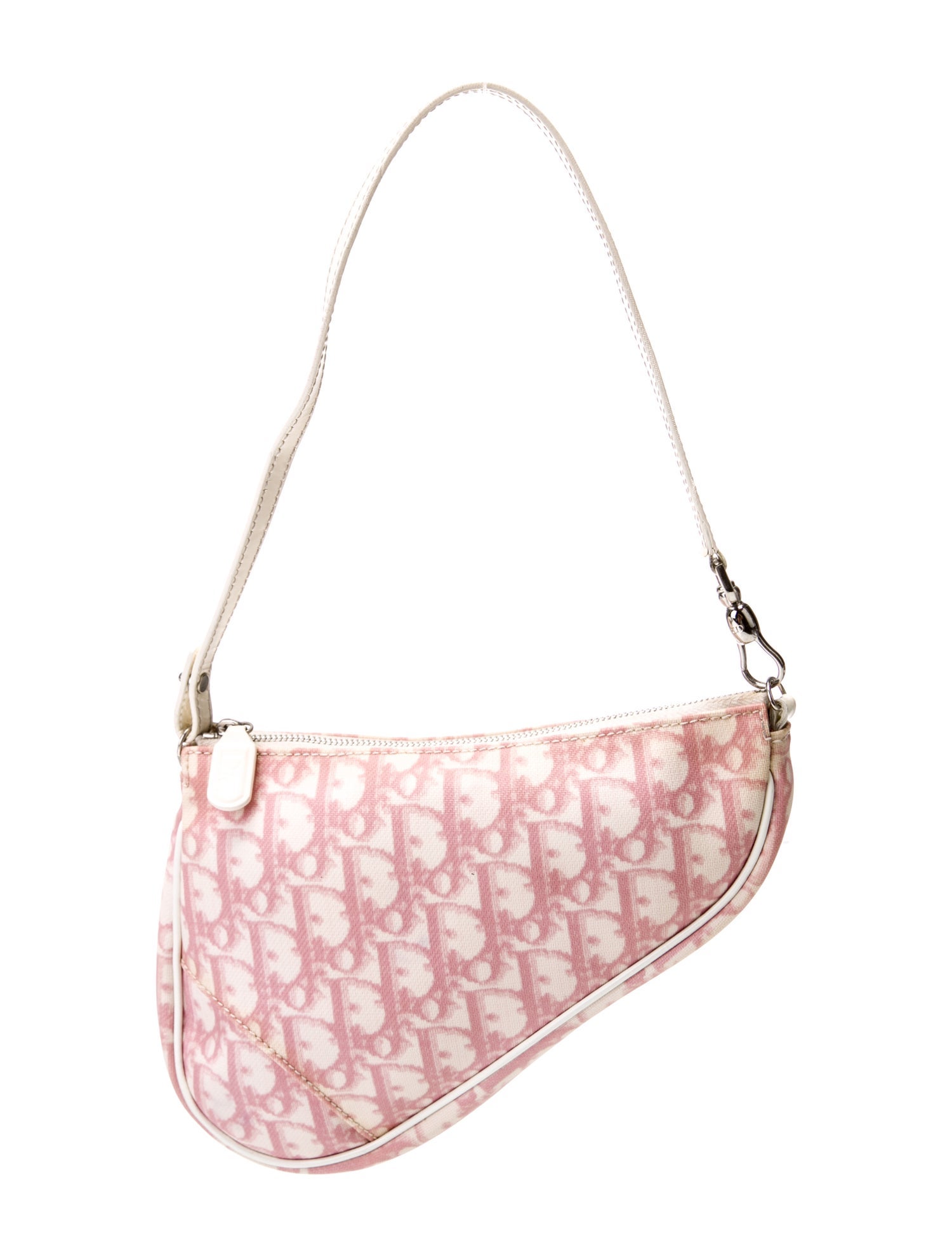 Christian Dior Diorissimo Saddle Pochette Vintage