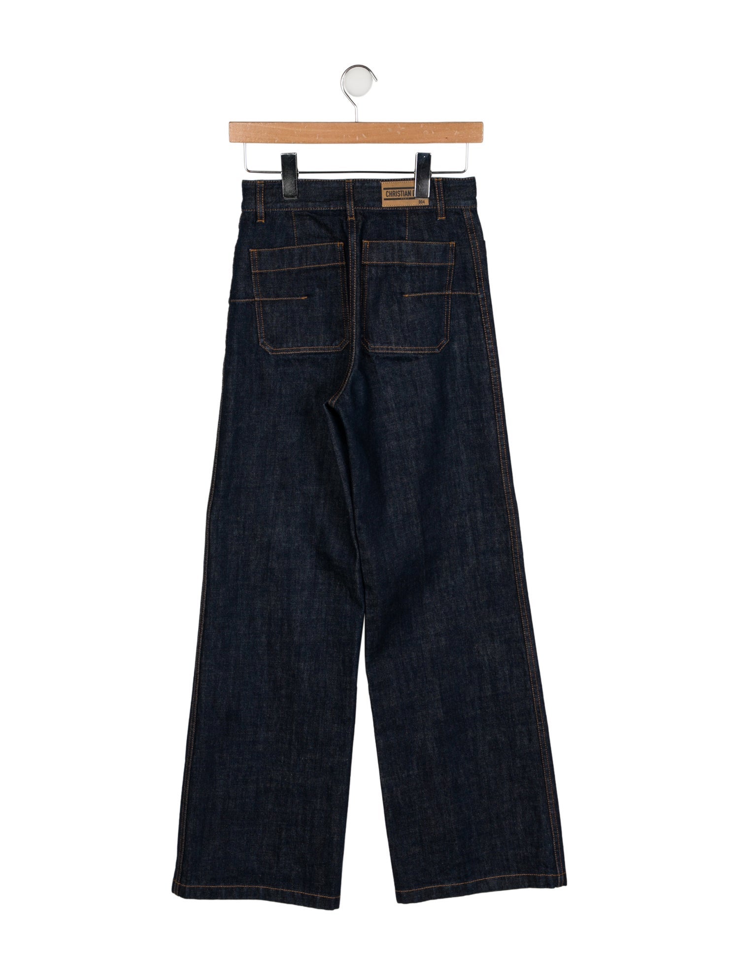 Christian Dior High-Rise Wide Leg Jeans