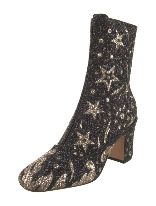 Christian Dior Glitter Glitter Accents Boots