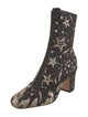 Christian Dior Glitter Glitter Accents Boots