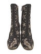 Christian Dior Glitter Glitter Accents Boots