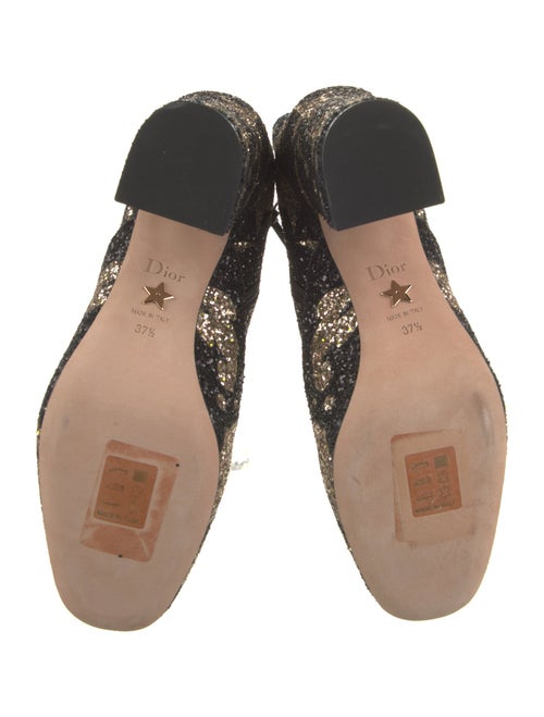 Christian Dior Glitter Glitter Accents Boots